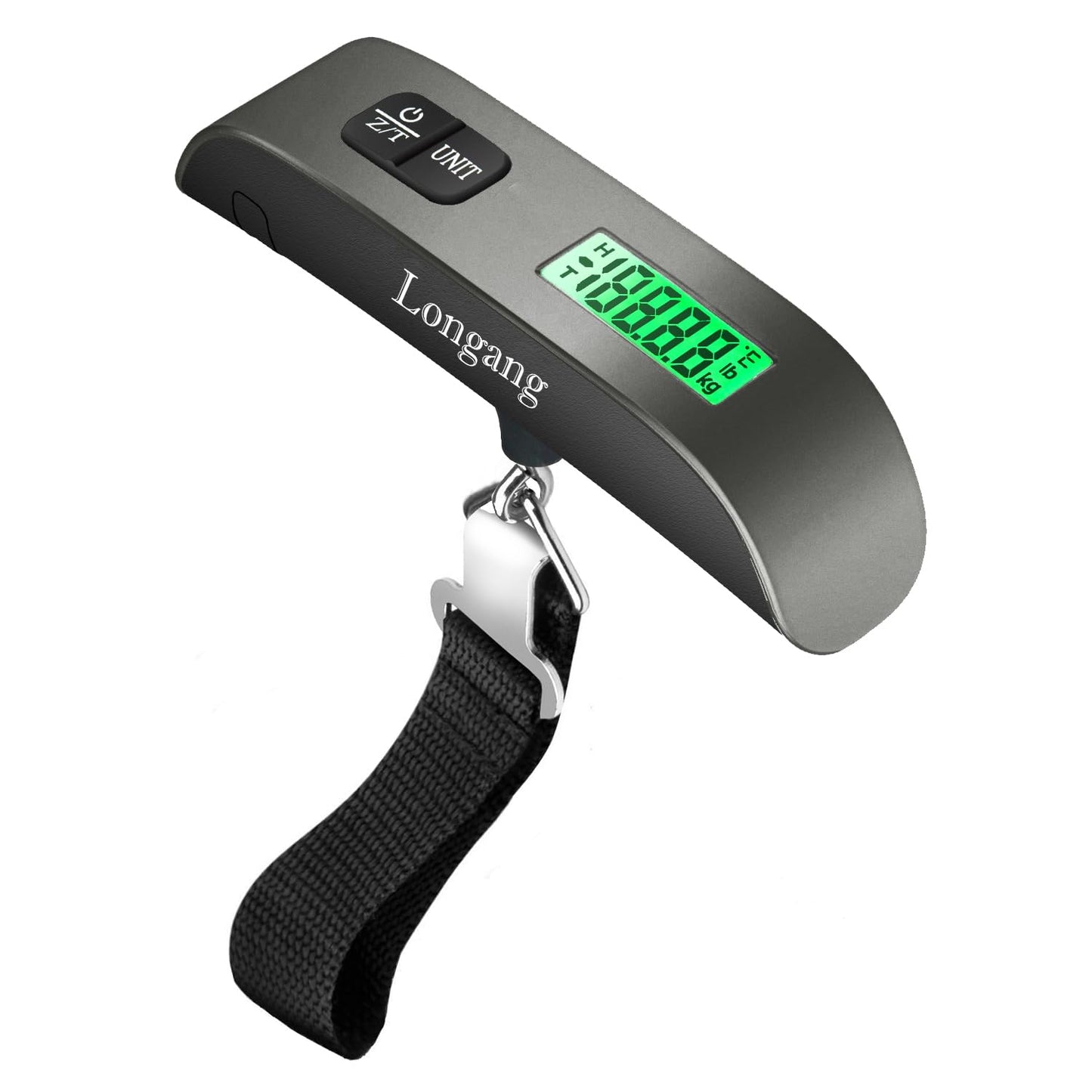 Travel-Ready Digital Luggage Scale – Portable, Lightweight, Backlit Display, 110 lb Capacity, Hook & Battery Included for Easy Weighing