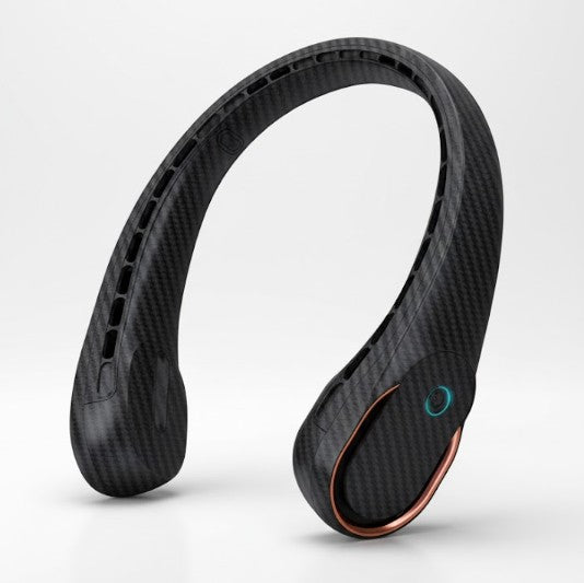 Bladeless Portable Neck Fan - 5200mAh Rechargeable Personal Fan with 360° Cooling & Strong Airflow