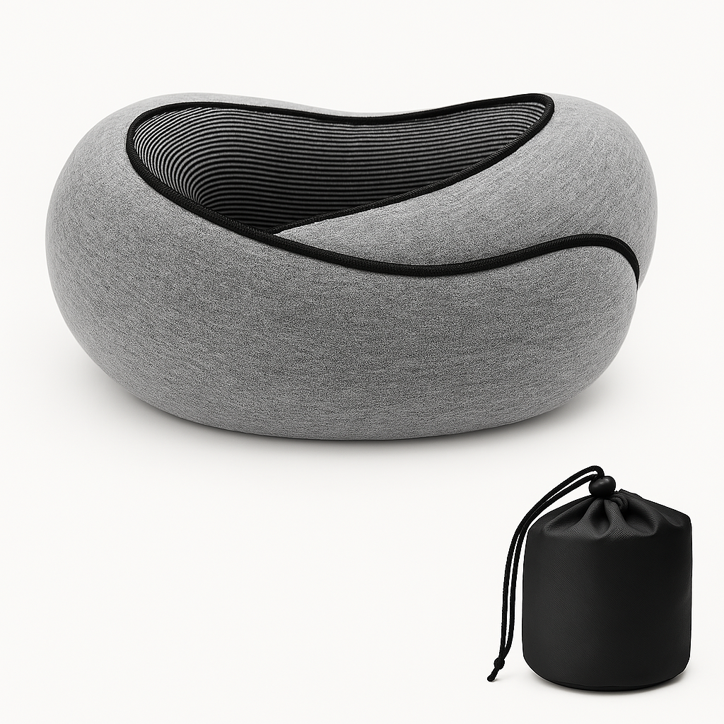 Gray Neck Pillow