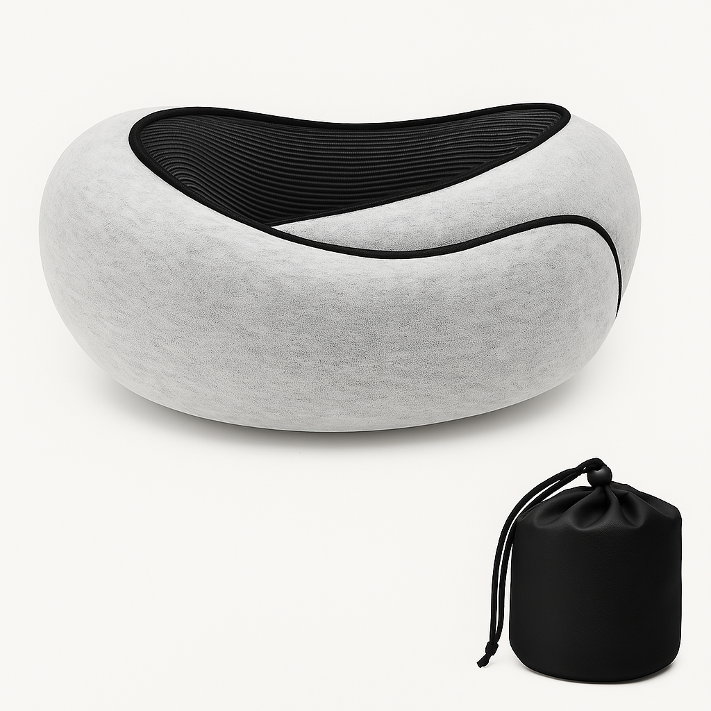 Light Gray Neck Pillow
