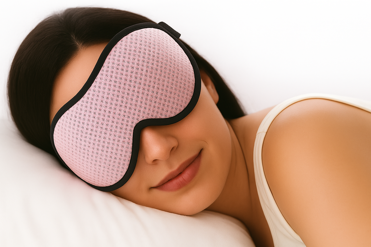 3D Contoured Sleep Mask | 100% Blackout, Side Sleeper Friendly, Travel & Nap Ready