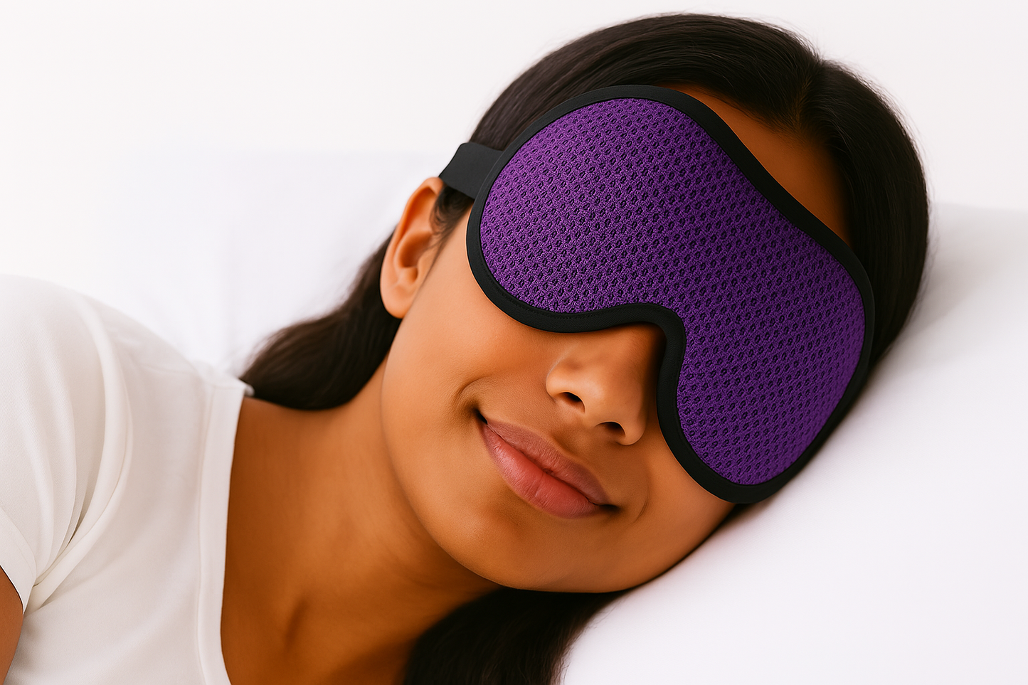 3D Contoured Sleep Mask | 100% Blackout, Side Sleeper Friendly, Travel & Nap Ready